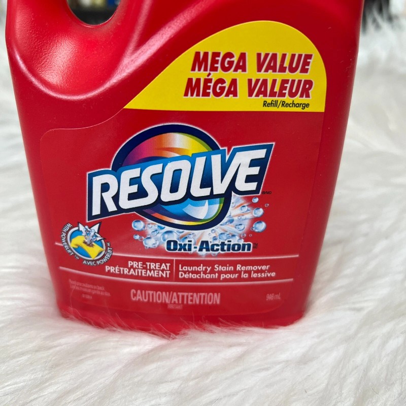 RESOLVE OXI-ACTION PRE TREAT LAUNDRY STAIN REMOVER 946ML