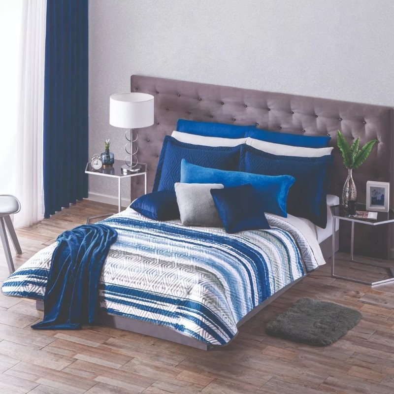 Concord Edredón Ligero Azul Nasso Matrimonial Xl Concord