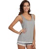 GYS Women's Pajamas Set - Viscose Made from Bamboo, Tank
