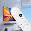Upgrade Voice Remote for Google Chromecast 4k Snow TV, G9N9N