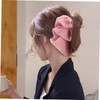 Baluue 4pcs Bow Hair Clips Elegant French Style Banana Barrettes
