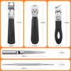 Nail Clipper Set for Thick Nails, 5 Pcs Professional Toenail