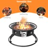 ONLYFIRE OUTDOOR LIVING Propane Gas Fire Pit 22¡±, Portable Smokeless