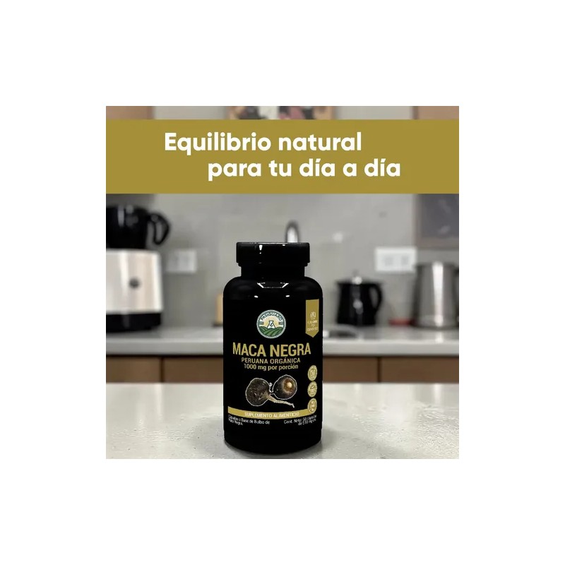 Maca Negra 60 Capsulas Suplemento Hombre Pasiguaro Sin Sabor