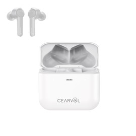 Cearvol Diamond X1 Replacement Charging Case - Portable Charger Accessory for OTC Hearing Aids | 24 Extra Hours | Quick Charge | Available in Black & White (White(Charging Case Only))