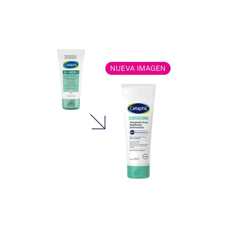 Cetaphil Oil Control Hidratante Facial Antimanchas 100ml