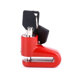 Bike Lock Cable Alarm Lock Motorcycle Wheel Disc Brake Padlock Heavy Duty Anti Theft Security Waterproof for Bike Motorcycles Motorbike Scooter Sportbike Racing Cycling with Mounting Bracket Two Keys