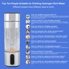 Hydrogen Water Bottle with Colorful Lights Platinum Titanium Electrode 2