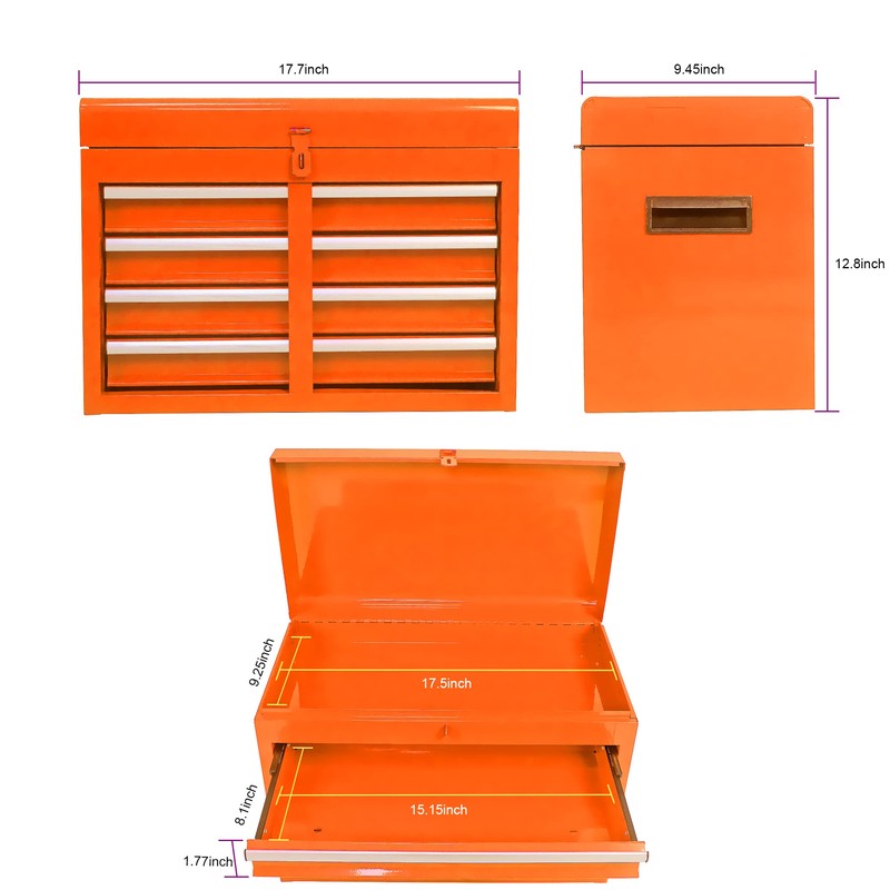 Donext Rolling Garage Workshop Organizer Detachable 5 Drawer Tool Chest,