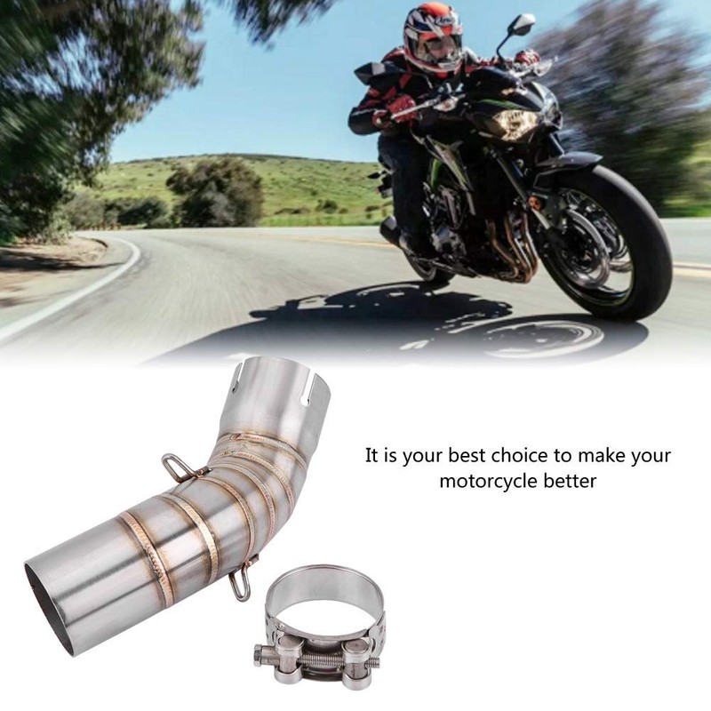 Nikou Exhaust Centre Pipe - Motorcycle Full Exhaust System Centre