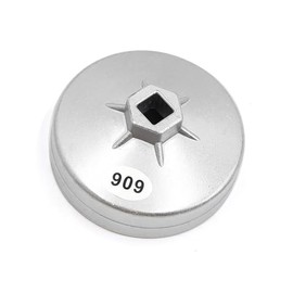 ACROPIX 909 Aluminum Alloy Car 92mm Inner Dia 15 Flute Oil Filter Cap Wrench Socket Removal Tool Replace - Pack of 1