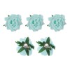 QUARKZMAN Pack of 5 Rose Hair Clips Flower 4 Inch