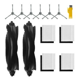 aoteng Replacement Accessories Kit for eufy L60 L50 L60 SES L50 SES Robot Vacuum Cleaner 12 Packs 2 Main Brush, 4 Filters, 6 Side Brushes