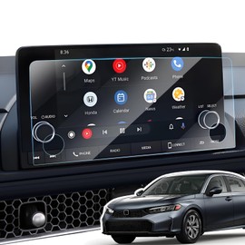 Screen Protector for 2023-2025 2026 Honda Civic (LX/EX/EX-L/Sport/Sport Hybrid), 7 inch Matte Anti-Glare Infotainment Touchscreen,11th Gen, 9H Tempered Glass 2025 Honda Civic Accessories HD/Anti-Fingerprint
