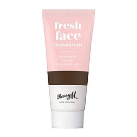 Barry M Cosmetics Fresh Face Lightweight Liquid Foundation Infused With Hyaluronic Acid And Vitamin C, Shade 20