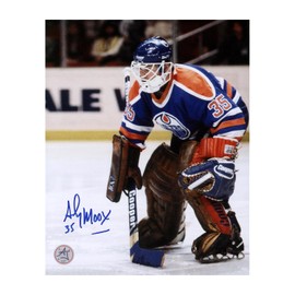 Andy Moog Signed Edmonton Hockey Goalie 8x10 Photo