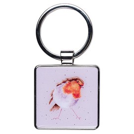 Wrendale Designs Curious Robin' Robin Keyring