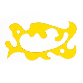 DRAPAS 14314 Universal Cloud-Shaped Ruler with Extra Small Edges, Large