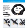 HIbbent 90'' All Metal Shower Hose, Extra Long Stainless Steel