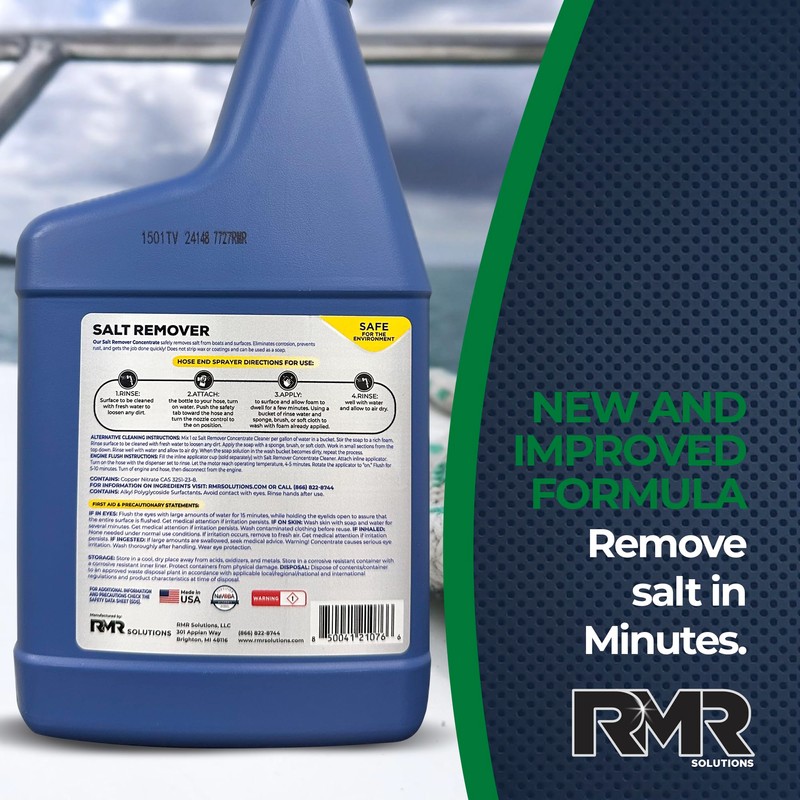 RMR Salt Remover Concentrate Cleaner, Salt & Rust Remover &