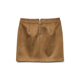 Vero Moda Short Women’s Skirt (Vmdonnadina Faux Suede Short Skirt Noos) - Cognac, size: XS