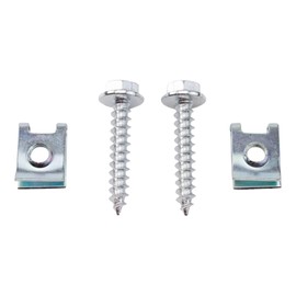 Front License Plate Bracket Black Compatible with 2017-2022 INFINITI Q60 IN1068111