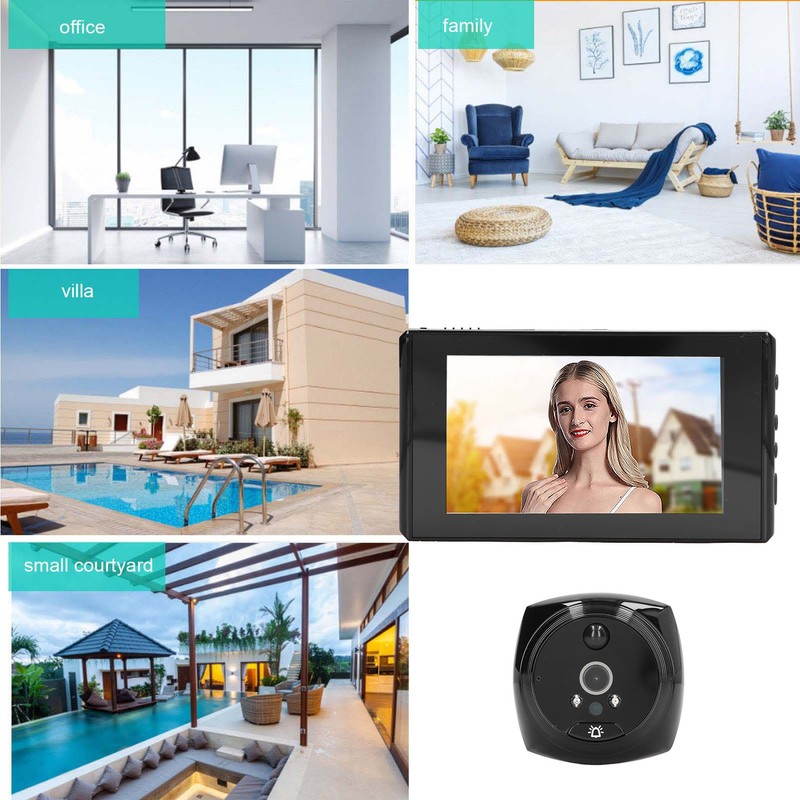 Video Door Viewer 4.5 Inch HD Night Vision Smart Digital
