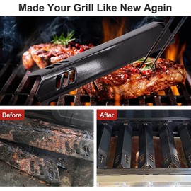 Adviace Grill Heat Shield Plate for Backyard Grill BY14-101-001-05 GBC1690W BY16-101-002-06, Outdoor Gourmet SRGG31403, Uniflame GBC1134W GBC1030WRS GBC1134WRS, 3-Pack