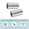 sourcing map 2Pcs 38x65mm Hose Barb Equal Pipe Fitting, 304