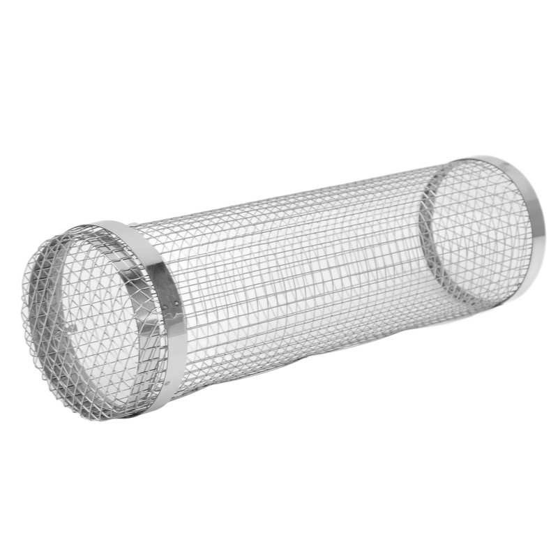 BBQ Net Tube Rolling Grilling Basket Stainless Steel Wire Mesh