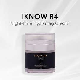 IKNOW R4 Crema Hidratante Nocturna, Crema De Noche Restauradora De Ácido Hialurónico, Revitalizar Con R4 Cuidado De La Piel, Crema Facial Hidratante, 