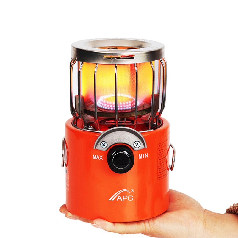 Portable 2000W Gas Heater Outdoor Camping Stove Heating Cooker for