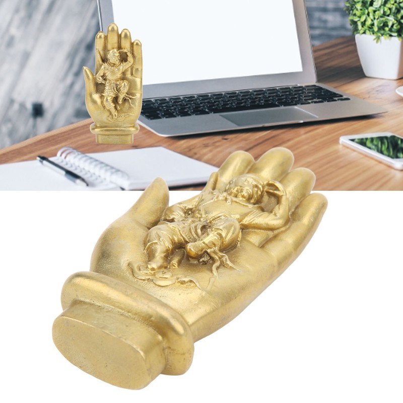 Monkey King Statue Hand Crafted Monkey Statue Real Look Brass