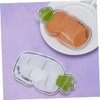 Healeved 4pcs Mini Ice Packs Portable Cartoon Carrot Shape Bags