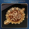 European Style Metal Fruit Plate Set Decorative Multifunctional Fruit Platter
