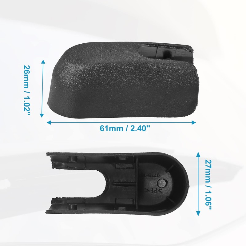 ACROPIX Rear Wiper Arm Nut Cover Cap for Mazda 3