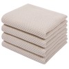 Moosfor 100% Cotton Tea Towels, Highly Absorbent Soft Dish Cloths,