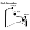 SMI - Edge protection profile KS1-4S for 1-4 mm PVC