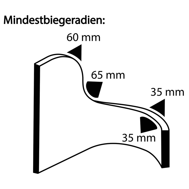 SMI - Edge protection profile KS1-4S for 1-4 mm PVC