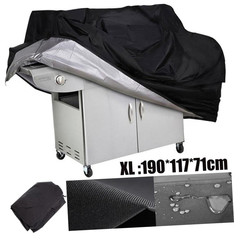IWOWHERO Outdoor Barbecue Grill Cover Heavy Duty Oxford Grill Cover