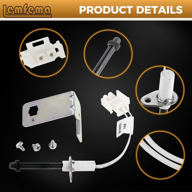 IGN00145 Furnace Igniter, 768A 815 Hot Surface Ignitor with Installation