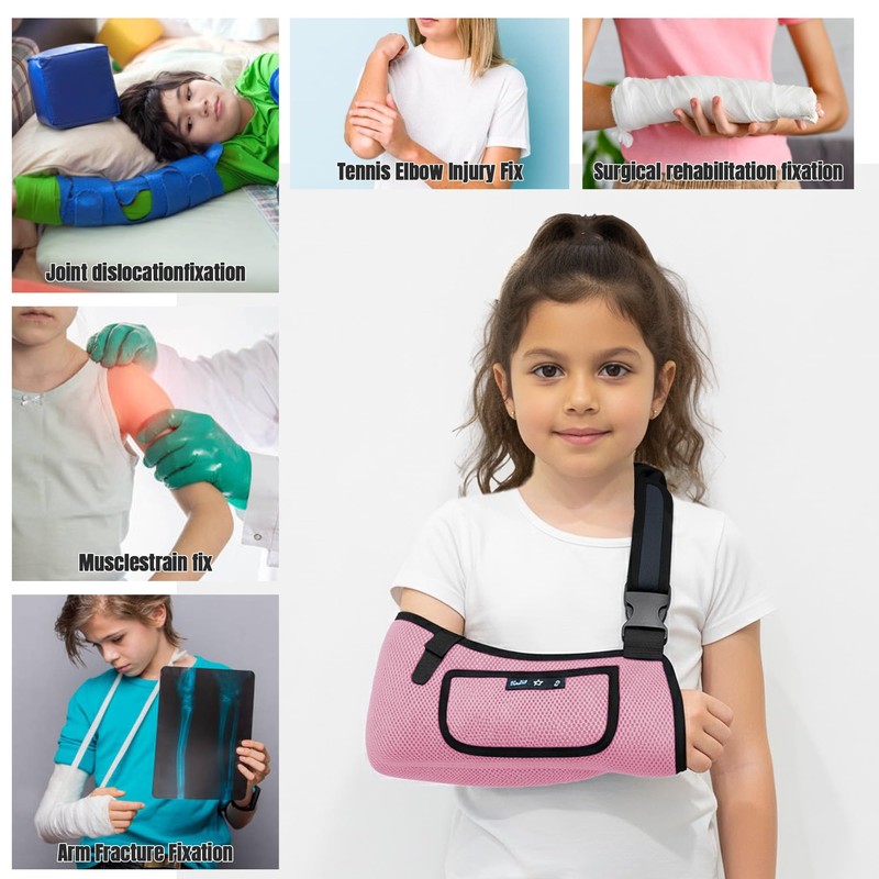 SPRING SEAON Kids Arm Sling Shoulder Immobilizer for Arm,Wrist,Elbow Injury