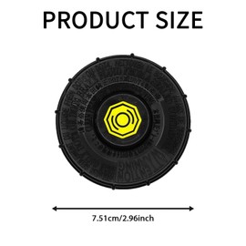 KUQUTIDY Brake Fluid Cap Replacement for Honda, Brake Master Cylinder Cap, Brake Fluid Reservoir Cap Compatible with Honda Accord Fit EV Hybrid S2000, Replaces OEM 46662-SLE-J01, Car Accessories