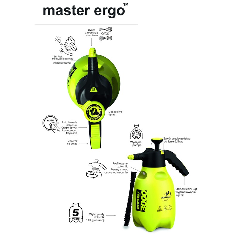 Marolex, Master ergo 3000 Hand Sprayer with Lance 15 cm