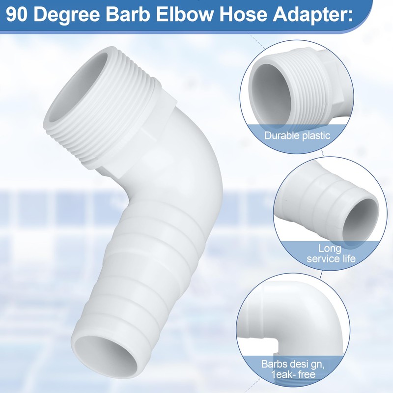 1 1/2" Pool Hose Adapter Fitting for Above Ground Pool