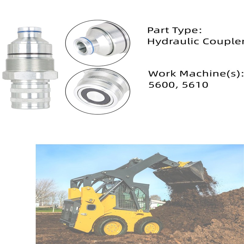 kimllier 7246802 7246799 1/2 Hydraulic Male & Female Flat Face