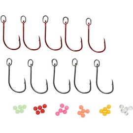 Savage Gear SG S1 Single Hook 4/0 Red & DG Kit 10pcs