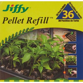 Jiffy J3R36 36mm Plant Pellet Refill 36 Count