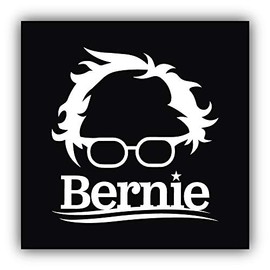 Bernie Sanders President Election Black Vinyl Sticker Bumper Art Decal