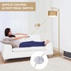 ROCKRAIN Modern Arc Floor Lamp: Dimmable LED Standing Lamp with